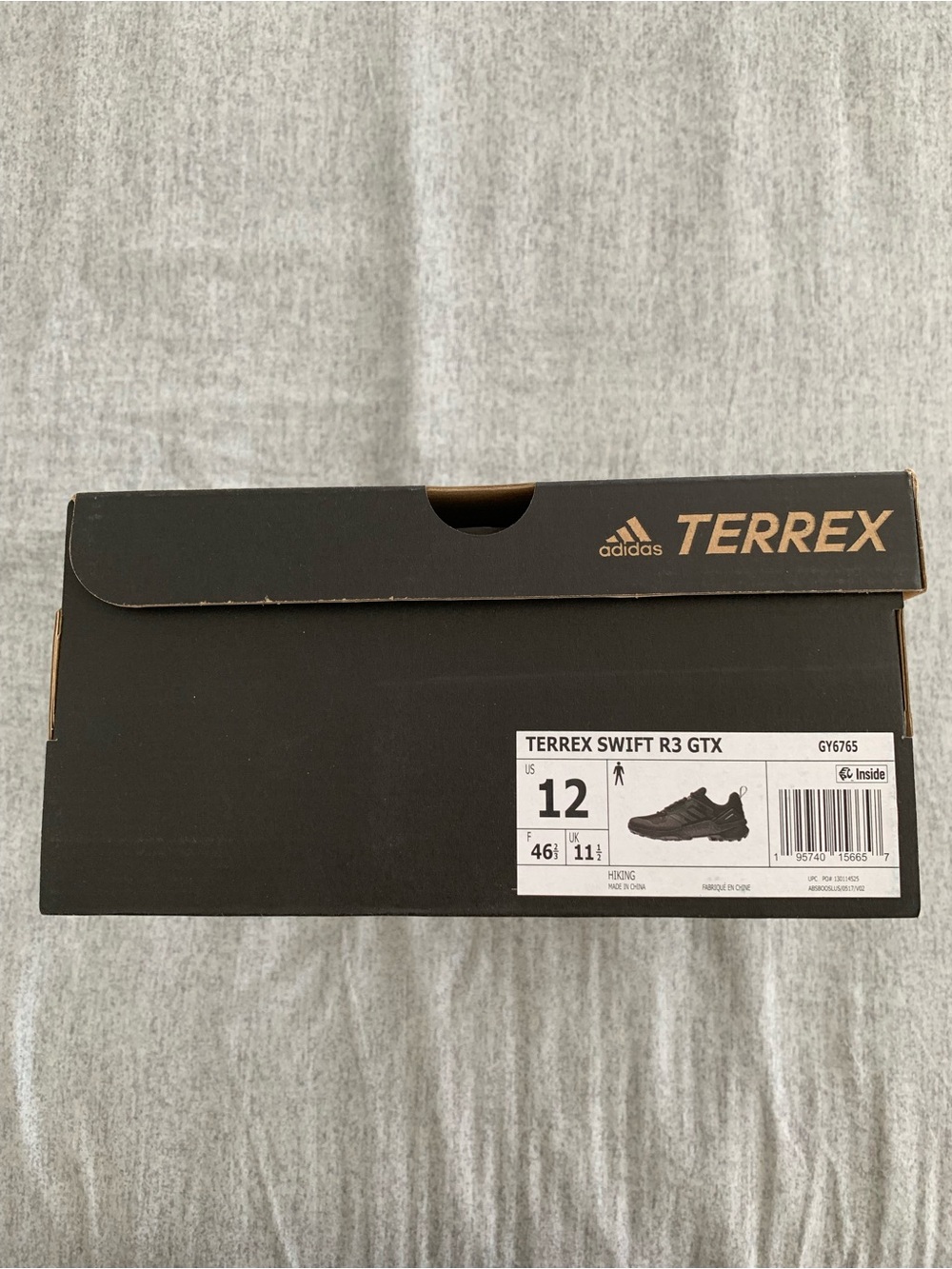 adidas Terrex Shoe Box in Black and Brown Accent